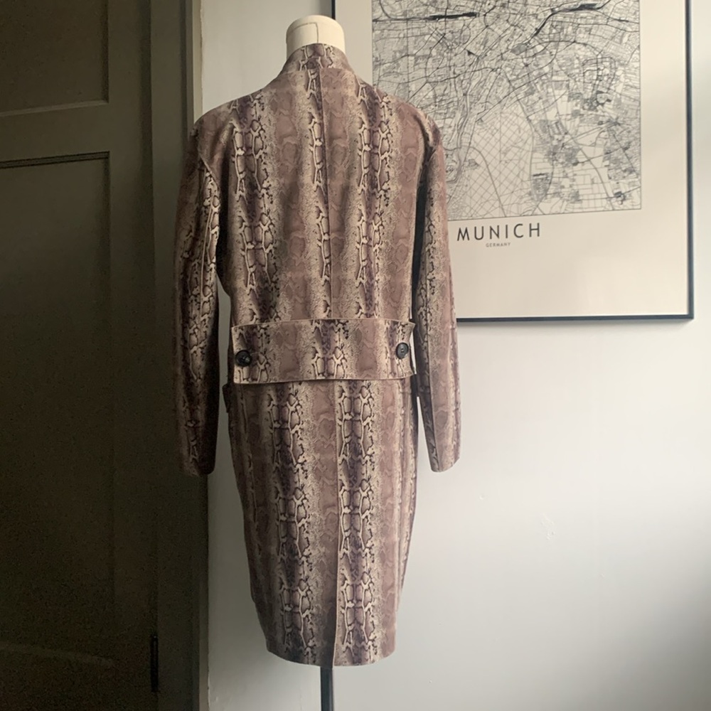 Blank Nyc, Faux Suede Jacket, Python Pattern In T… - image 6